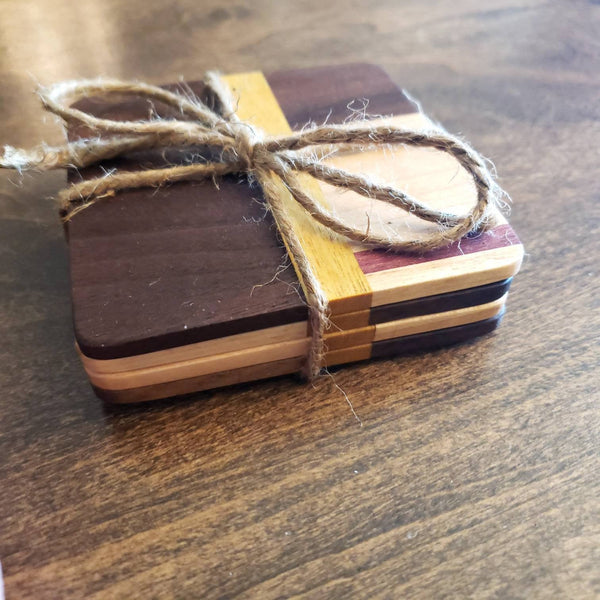 Coaster Set - Exotic Hardwoods